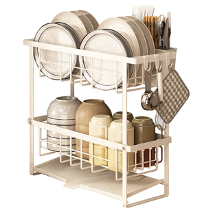 沥水碗盘架窄厨房窗台小碗筷沥水架洗碗槽水池置物架放水槽晾碗架