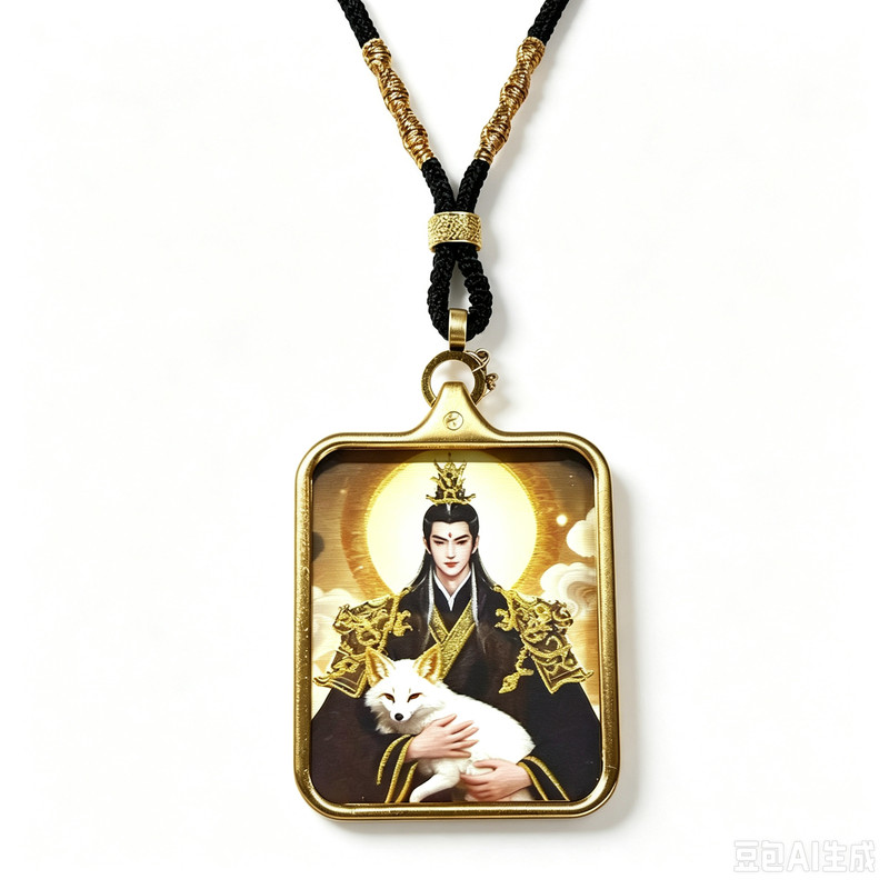 狐仙胡家太爷唐卡钛钢不掉色