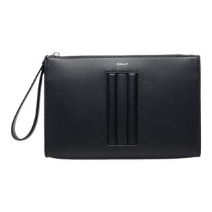 【尊享特惠】BALLY巴利深蓝色牛皮革男士手拿包6310280