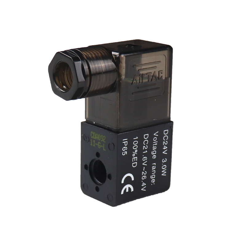 全铜电磁阀线圈AC220V 4v310-10阀头4v210一08纯铜4v410 DC24V