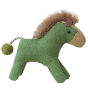 布艺手工DIY可爱小绿马自制情侣手机挂件材料包七夕情人节送男友