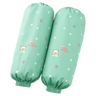 厨房工作专用袖套防水防油防脏家务袖筒男女款护袖秋冬季罗口套袖