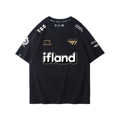 T1战队队服FAKER同款夺冠短袖