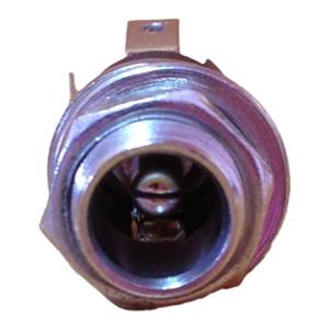 5.5x2.1mm 金属头 DC插座 8mm开孔 螺母安装固定 直流电源插头座