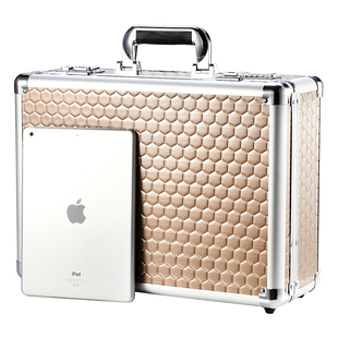 密码带锁收纳箱办公室A4文件夹收纳盒大号资料整理储物箱证件盒