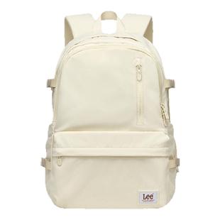 Lee双肩包女大学生户外运动大容量电脑包通勤背包初中高中书包男