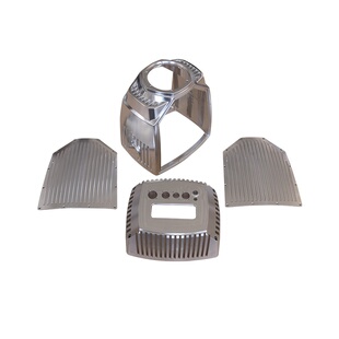 工业异形铝型材灯体外壳手板件 氧化挤压加工 铝制品灯饰配件