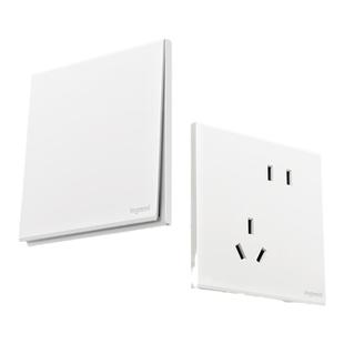 罗格朗开关插座面板画采16安空调一开5斜五孔四七孔usb嵌入式墙壁