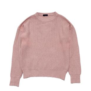 张国荣同款复古衣男士藕粉色圆领套头毛衣橡皮粉蓝紫色针织衫男潮