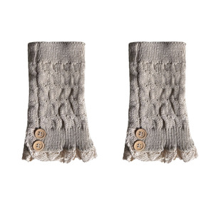 吾等是猫 可爱少女花边袜套秋季新款麻花堆堆袜日系学院jk小腿袜