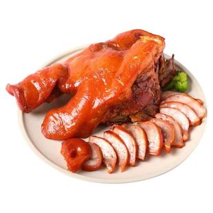 诸城正宗熏烤猪头肉山东特产五香卤味猪脸拱嘴熟食真空即食下酒菜