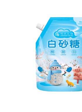 云南白糖白砂糖一级优质螺旋盖袋装小包家用批发碳化烘焙蔗糖食用