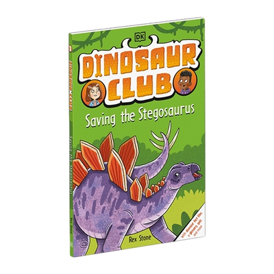 英文原版 Dinosaur Club Saving the Stegosaurus 恐龙俱乐部 拯救剑龙 英文版 进口英语原版书籍
