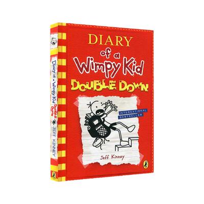 小屁孩日记#11 Diary of a Wimpy Kid Double Down 小鬼日记 英文原版儿童幽默小说读物 小学生成长阅读 Jeff Kinney 章节桥梁书
