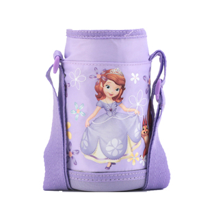 迪士尼儿童保温杯套水杯保护套斜挎袋子水壶背带多种款式卡通布套