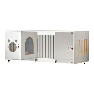 猫别墅大空间猫屋猫笼子家用猫繁育笼室内猫笼猫厕一体猫窝 猫舍