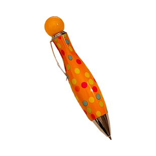 胖肚圆珠笔~可爱短款扭动保龄球笔随身带手账记录笔学生办公文具