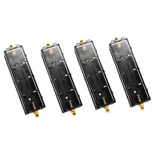 可拼接21700 18650电池盒串联槽座子免焊接铜柱支持大电流带盖DIY