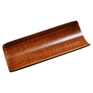 精磨古旧龟裂纹老煤竹茶则 手工文玩开片老竹赏茶荷茶匙 茶玩摆件