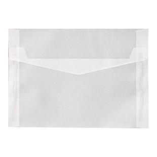 半透明硫酸纸信封高级感精致七夕生日贺卡手写信情书信纸和信封套装送女友正方形大号简约信封袋封口火漆印章