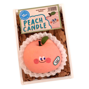 O:urHome假日便利店/水蜜桃香薰蜡烛礼盒新年节可爱装饰生日礼物