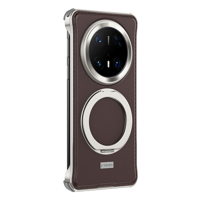 适用华为mate60素皮商务手机壳新