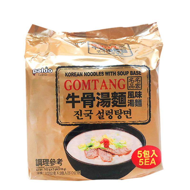八道泡面牛骨味韩国袋装方便面