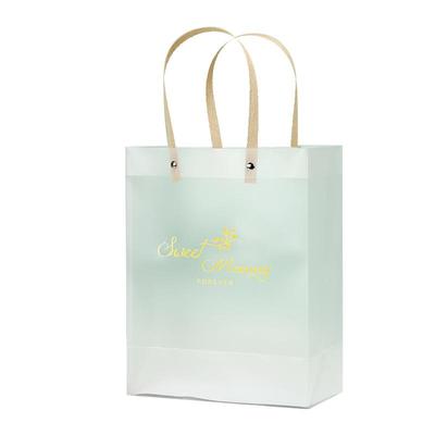 透明磨砂手提袋婚庆节日伴手礼袋