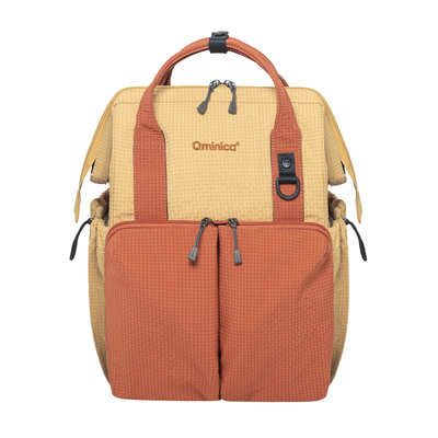 Qminica15寸大容量电脑双肩包