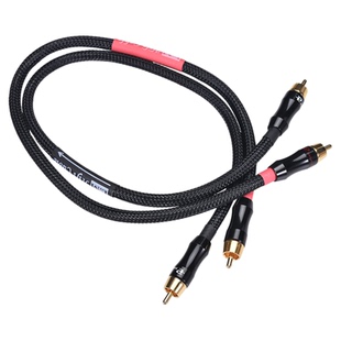 高档蛇王RCA音频信号线 双莲输出输入线 纯铜4N99.99%无氧铜