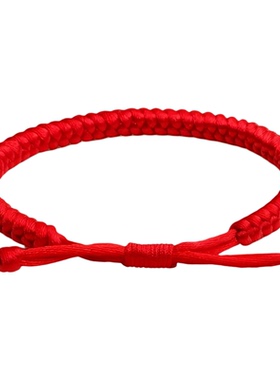 肖战同款本命年红绳手链女编织绳金刚结护身符情侣手绳男2026新款