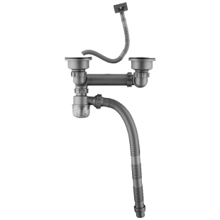 箭牌下水管配件套装防堵除臭洗碗池排水管厨房水槽洗菜盆单槽双槽