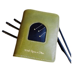 现货【流星】原创真皮活页手账本m5A8A7创意牛皮多功能旅行记事本