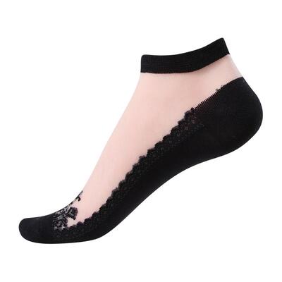 7A抗菌简约春夏女棉底短袜薄船袜