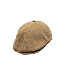 儿童前进帽子大男孩2025新款贝雷报童痞帅气炸街潮画家街舞秋冬季