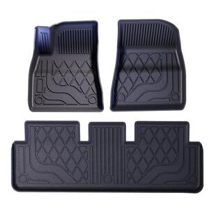 适用于特斯拉model3脚垫焕新版model3脚垫tpe全包脚垫无异味加厚