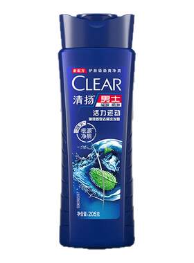 清扬去头屑控油清爽洗发水205g
