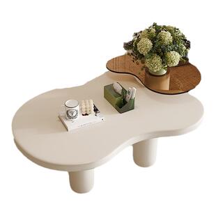 奶油风茶几客厅家用大小云朵小户型网红设计现代简约茶台桌子边几