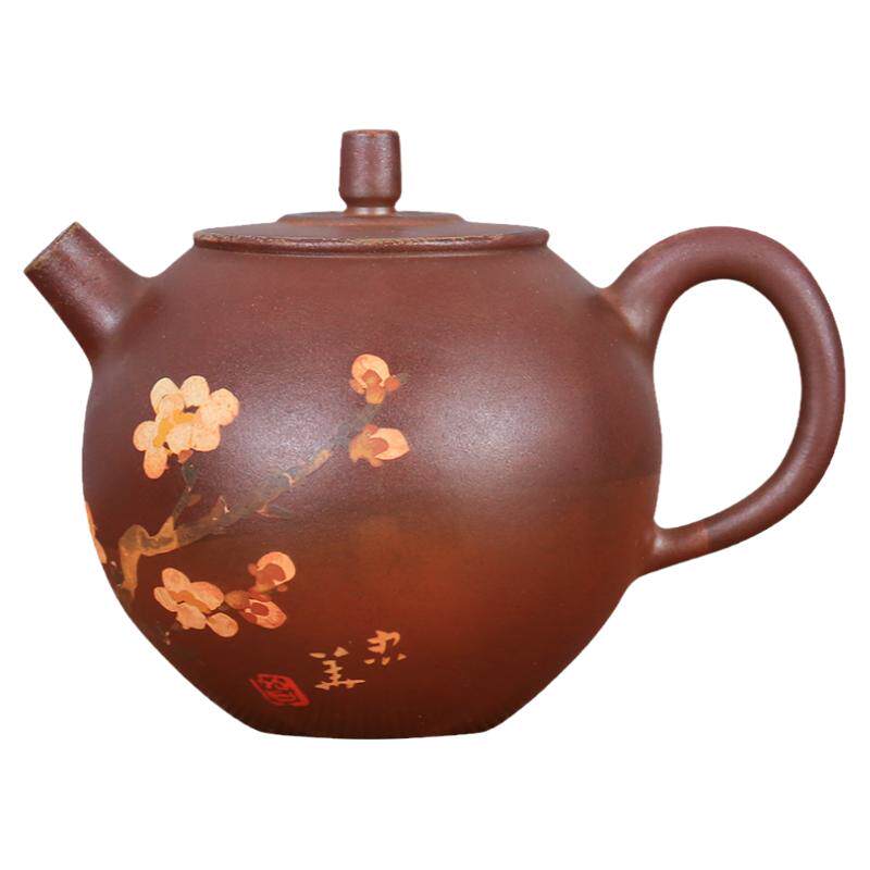 普忠华老师重工花鸟柴烧壶系列