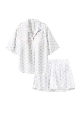 ubras流光家居服女短袖短裤睡衣