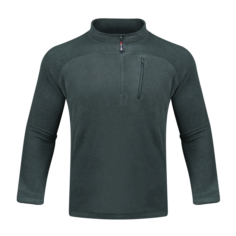 自由兵抓绒衣男秋冬季明戚半高领冲锋衣内胆户外运动休闲保暖上衣