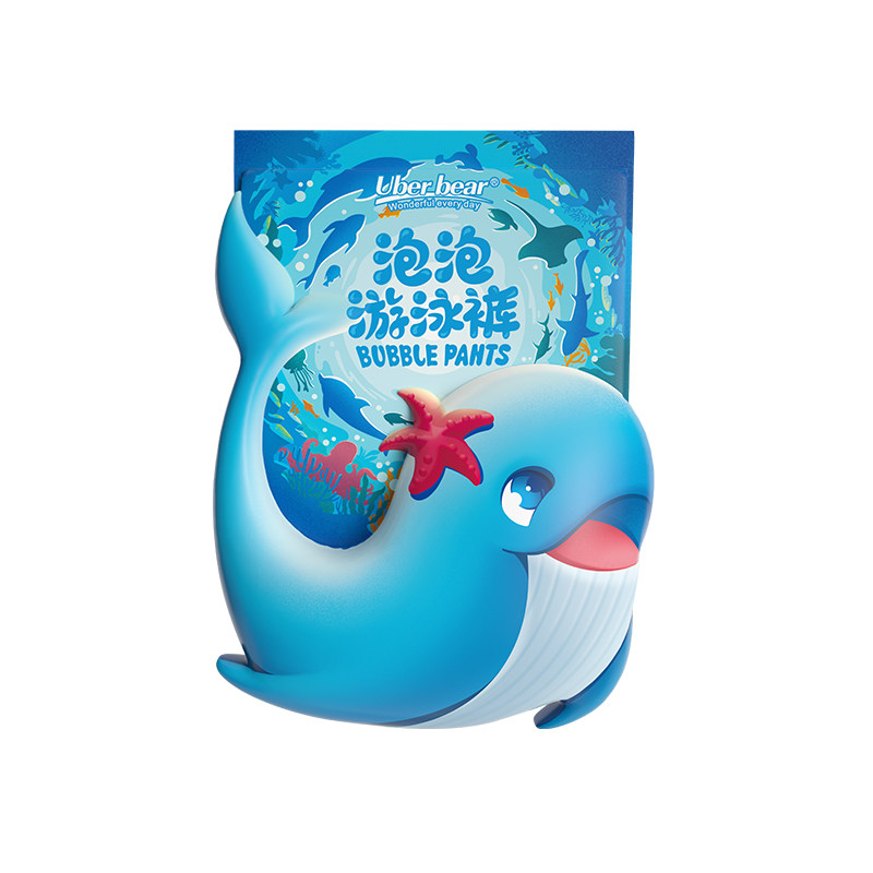 uberbear婴儿游泳裤360°防漏
