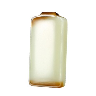 玉友和田玉平安牌吊坠男款玉坠糖青白玉无事牌天地糖玉佩玉石挂件