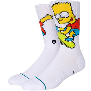 STANCE斯坦斯X辛普森联名556休闲潮袜中筒袜子透气吸汗情侣袜子冬