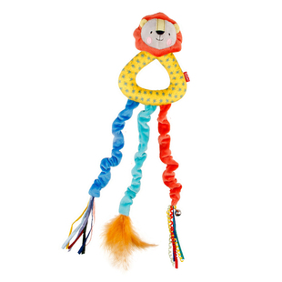 雌毛球-贵为GiGiwi敲敲乐系列铃铛羽毛逗猫棒手持互动猫玩具自嗨