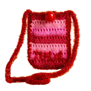 7THLAT纯手作渐变光纱手机包原创设计拼接手手作可单肩斜挎包包