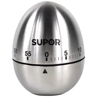 苏泊尔机械不锈钢厨房记时定时器提醒器儿童学习时间管理倒计时器