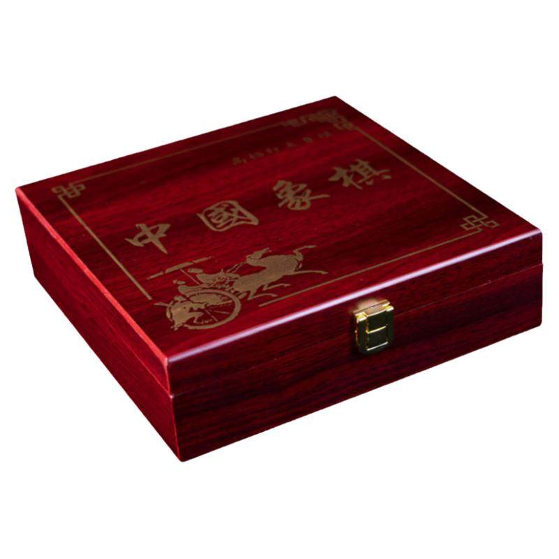 中国象棋40/50/60/70红木棋子专用空盒子仿红木翻盖卡扣套装盒子