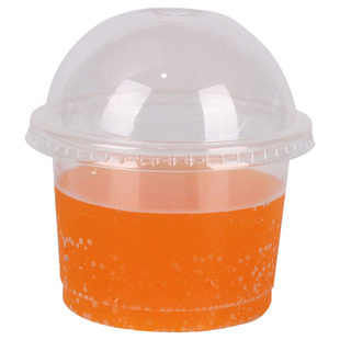 双皮奶布丁杯一次性带盖塑料商用焦糖果冻杯子碗耐高温250ml汤杯