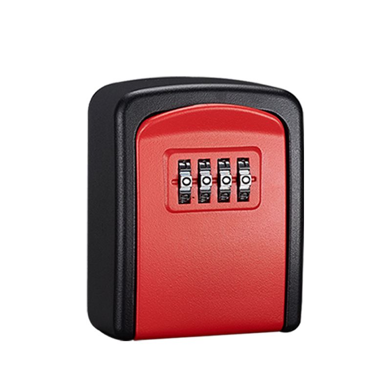 装修钥匙密码盒全金属户外门口猫眼密码锁盒子民宿放钥匙箱加大号
